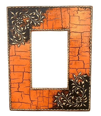Seju Industires Rajasthani Traditional Hand Made Wooden Wall Hanging Photo Frame for Living Room, Home,Hotel set of 1