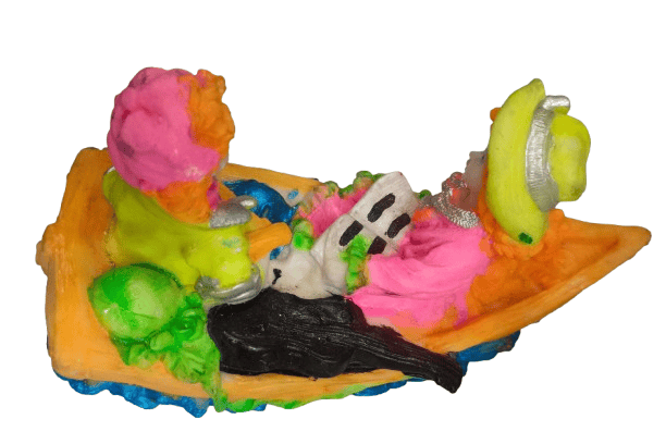 Nandi Gold Handicraft Un-Breakable Showpiece Barbie Boat For Home Decor