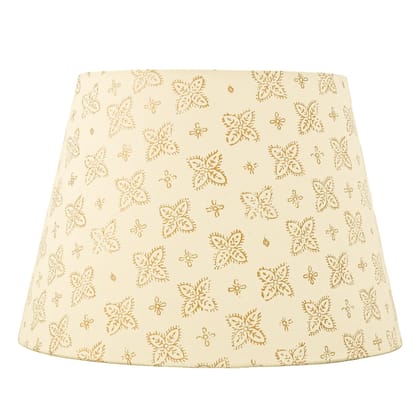 40Cm Straight Empire Premium Hardback Lamp Shade In Block Printed Paper By Lampenschirm India