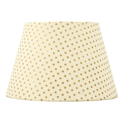 30Cm Straight Empire Premium Hardback Lampshade In Block Printed Paper By Lampenschirm India