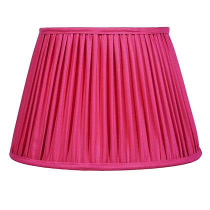 30Cm Straight Empire Premium Softback Lampshade In Red Silk By Lampenschirm India