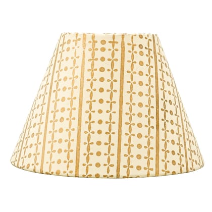 20Cm Empire Premium Hardback Lamp Shade In Block Printed Paper By Lampenschirm India