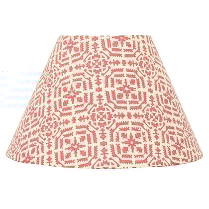 30Cm Empire Premium Hardback Lamp Shade In Block Printed Paper By Lampenschirm India