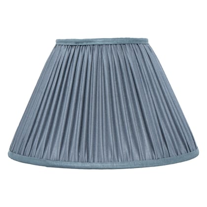 30Cm Empire Premium Softback Lampshade In Grey Silk By Lampenschirm India, House Of Lampshades