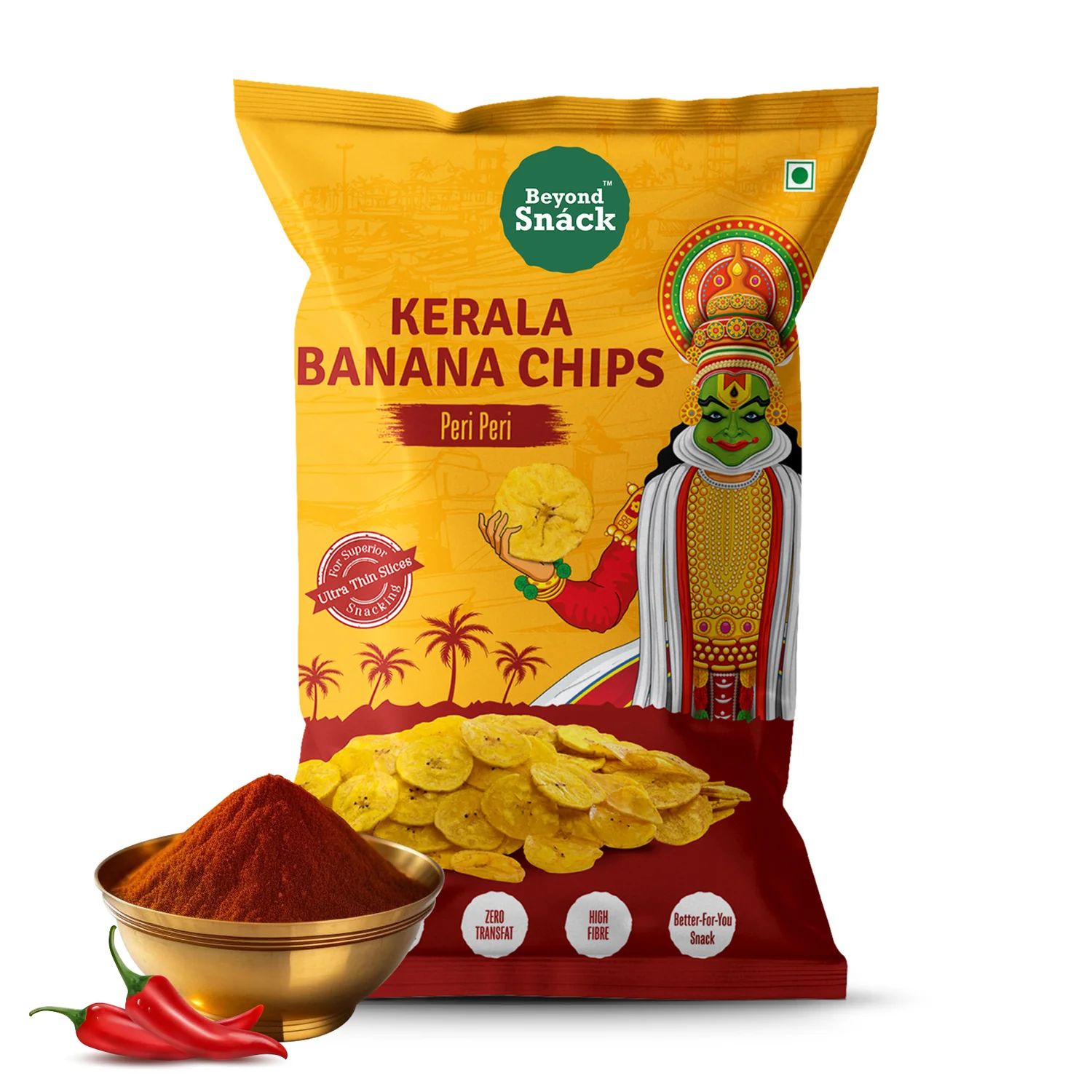 BEYOND SNACK KERELA BANANA CHIPA -Peri Peri