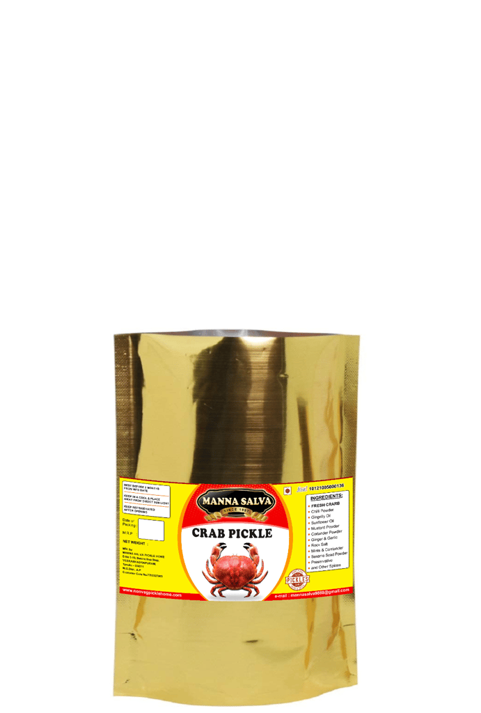 Manna Salva Pickles- Crab Pickle - Non-Veg Pickle