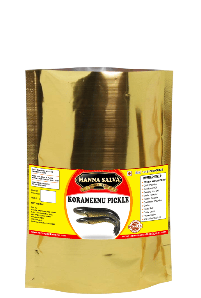 Manna Salva Pickles- Korameenu Pickle - Non-Veg Pickle