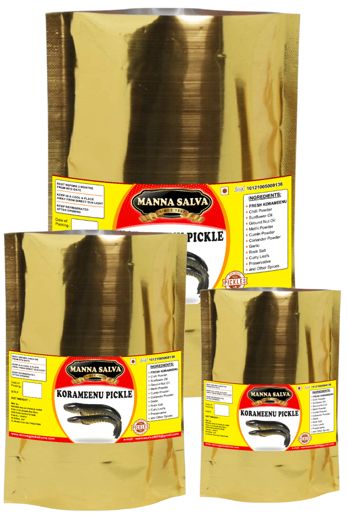 Manna Salva Pickles- Korameenu Pickle - Non-Veg Pickle