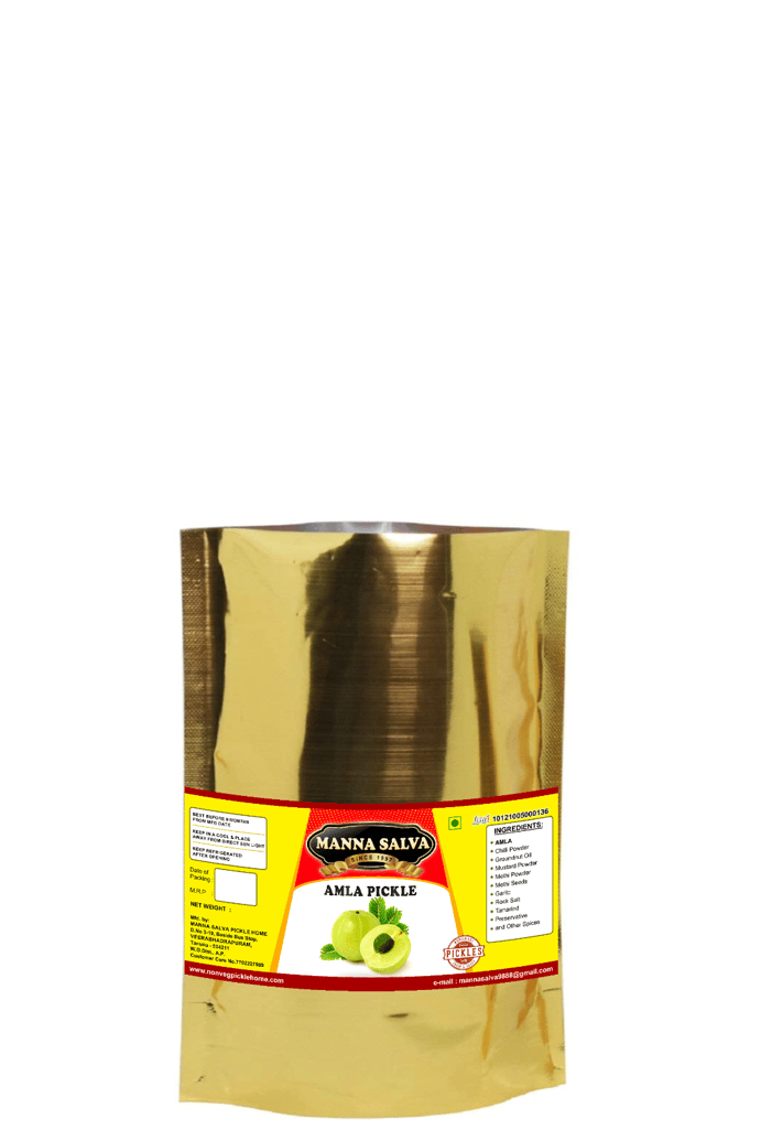 Manna Salva Pickles- Amla Pickle - Veg Pickle