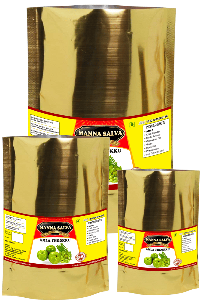 Manna Salva Pickles- Amla Thokku Pickle - Veg Pickle