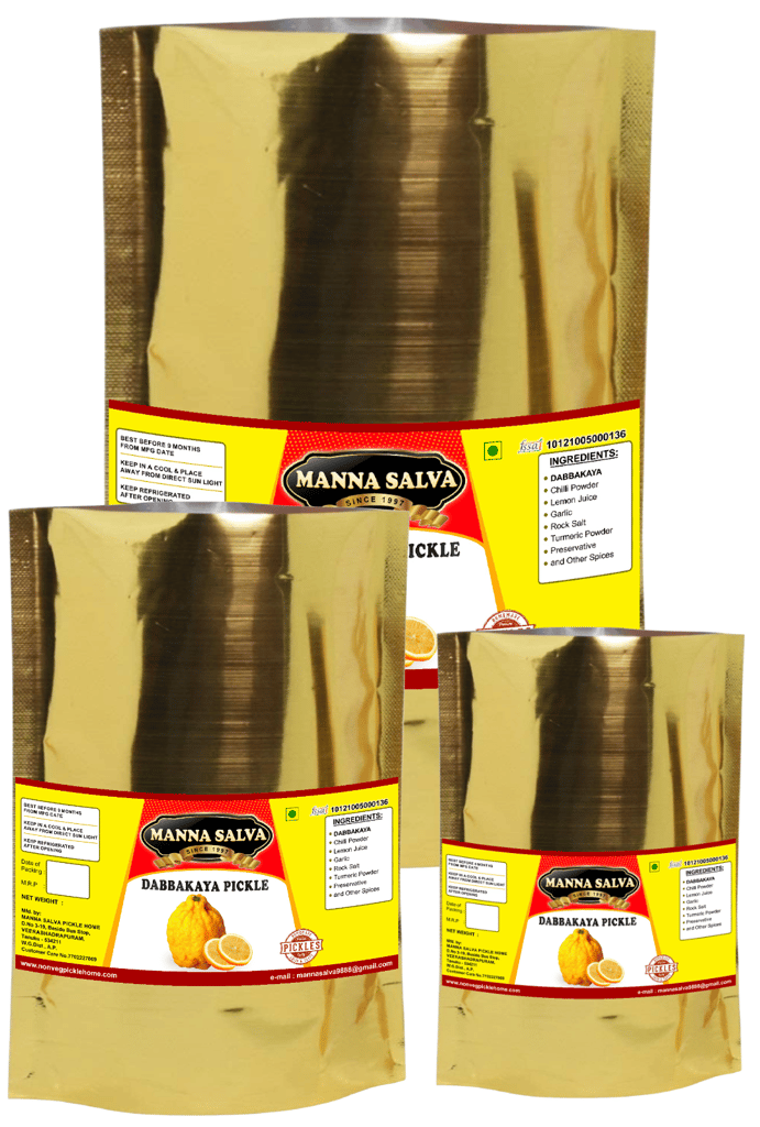 Manna Salva Pickles - Dabbakaya pickle - Veg Pickle