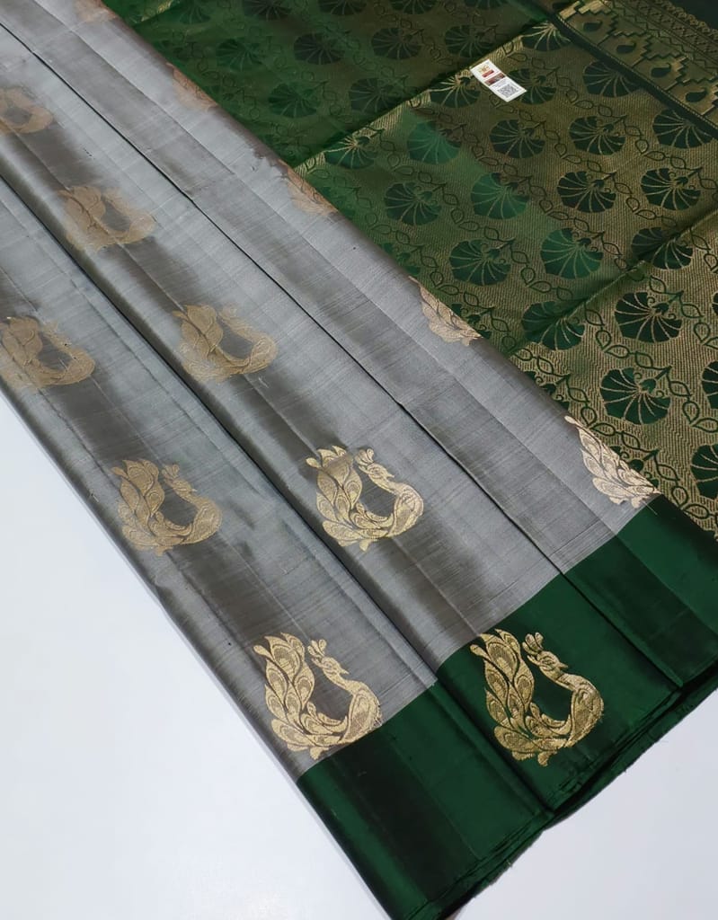 Kanchipuram pure soft silk saree - Sarees | Buy online on ZillyBuy