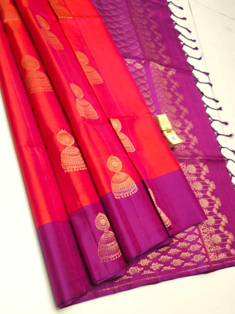 Kanchipuram soft silk saree - Sarees | Buy online on ZillyBuy