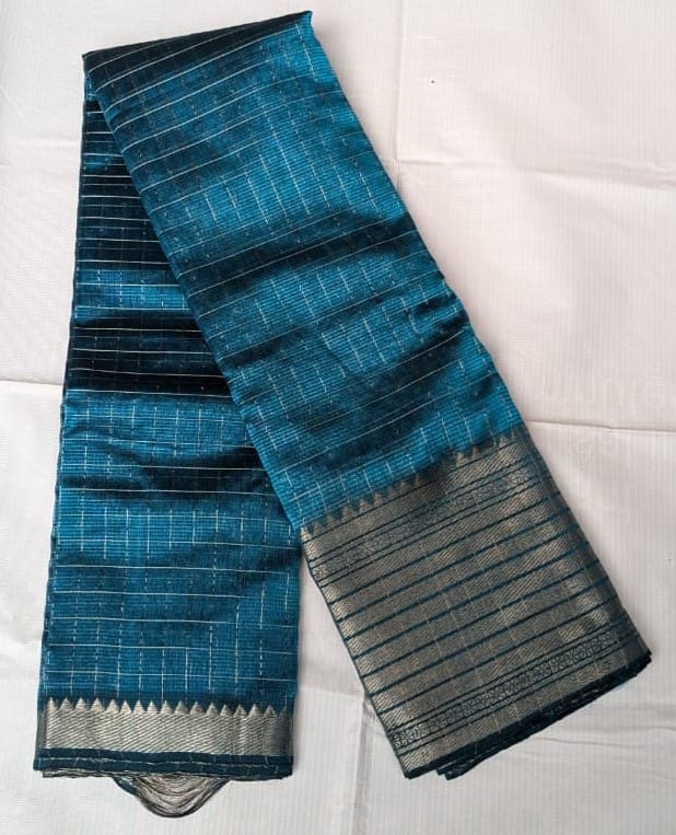 Handloom Pure Eri Silk Saree With Blouse Piece