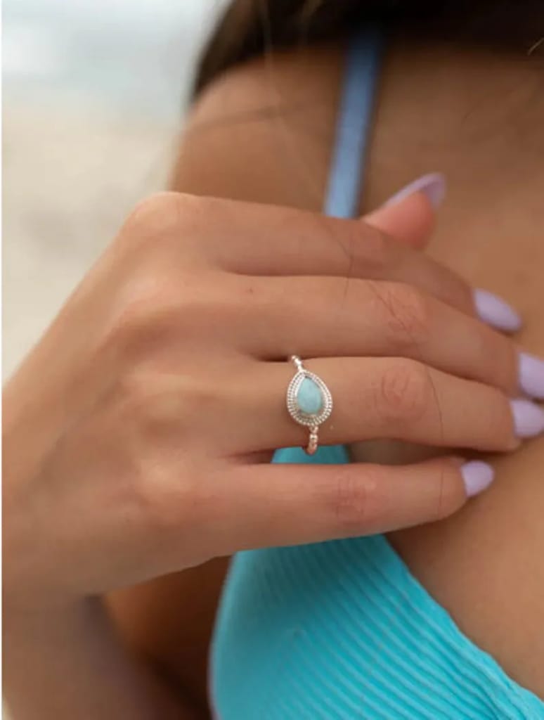 New Men Larimar Ring Lovely 925 Sterling Silver Ring Larimar Gemstone Ring 2025 at ShopCircuit |