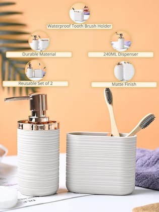 VON CASA Bathroom Set - Light Beige