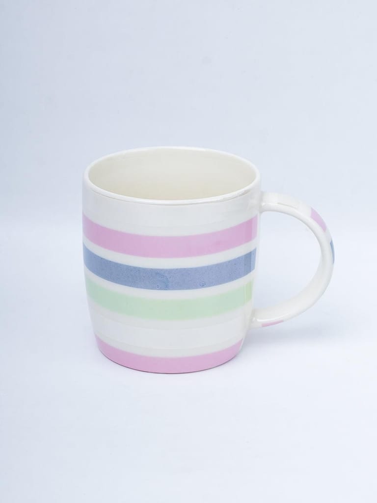 Horizontal Stripes Pattern Mug - 350mL, Multi