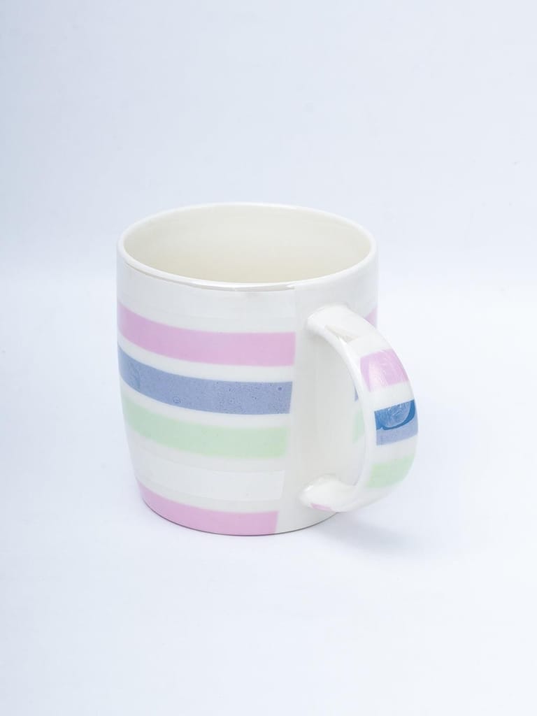Horizontal Stripes Pattern Mug - 350mL, Multi