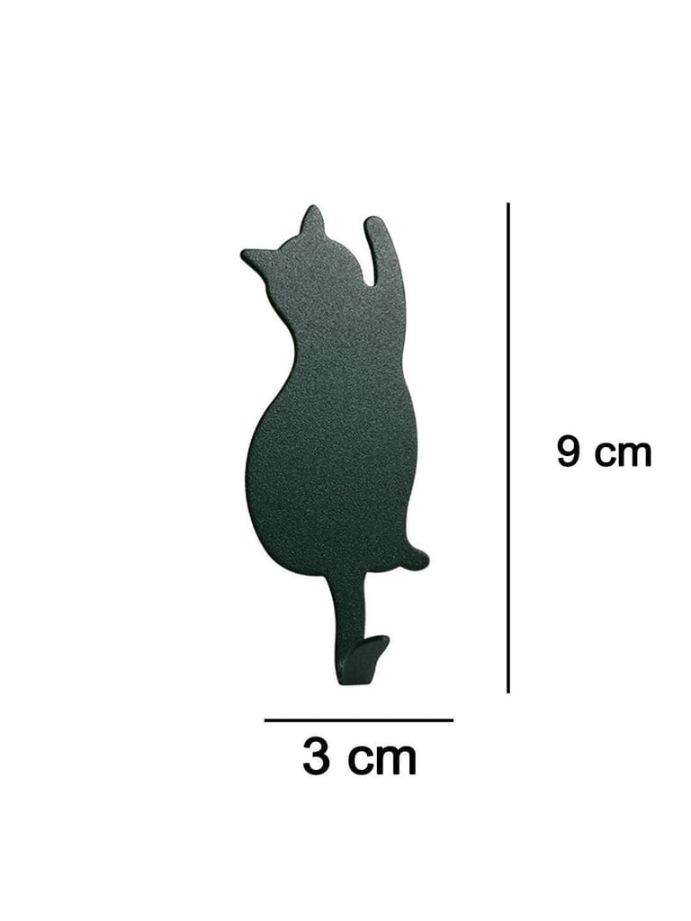 Market99 Cat Shaped Mild Steel Sticky Hooks