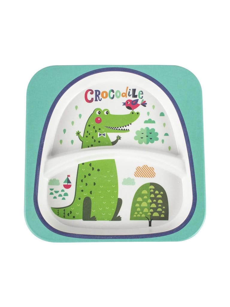 Market99 Children'S Pastel Dinner Set 1 Plate, 1 Bowl, 1 Tumbler, 1 Fork & 1 Spoon