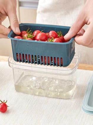 Market99 Fridge Pull-Out Fruit & Vegetables Space Saver Shelf Holder