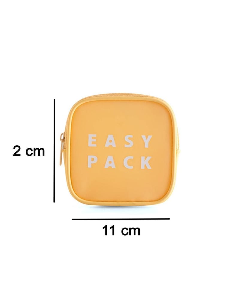 Market99 Square Plastic Travel Pouch - Easy Pack