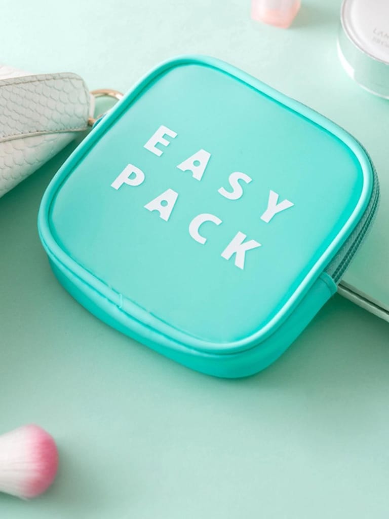 Market99 Square Plastic Travel Pouch - Easy Pack