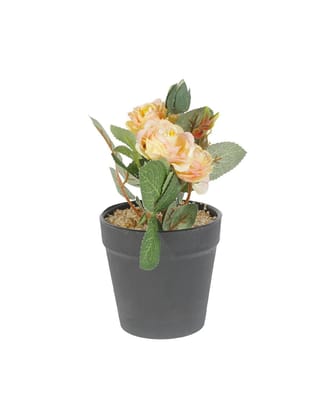 Market99 Realistic Artificial Bonsai Fake Rose Flower Plant Pot