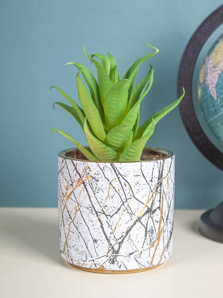 Market99 Fake Aloevera Desktop Planter