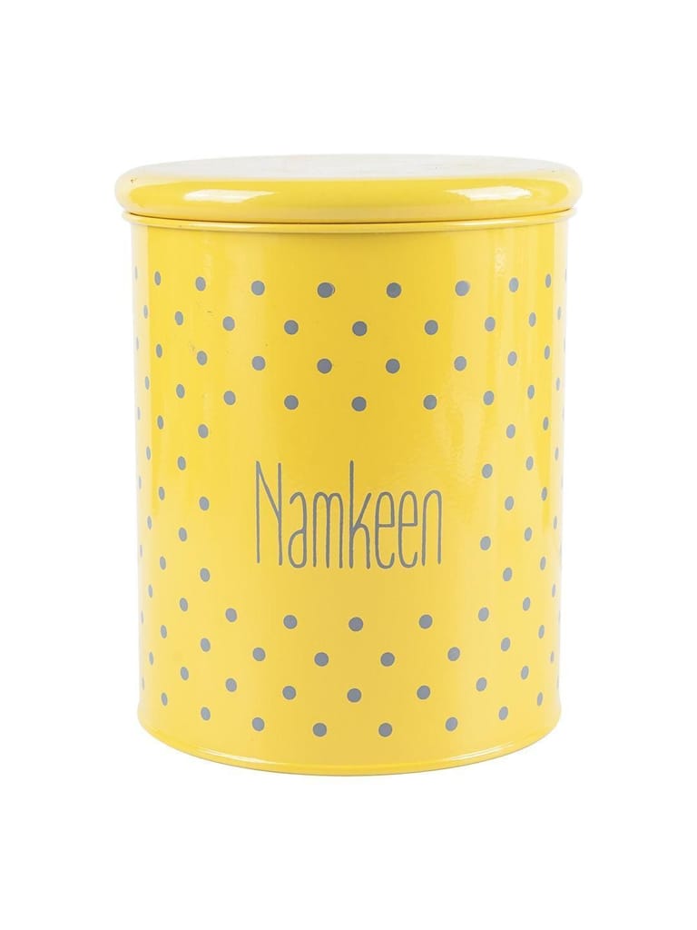 Namkeen Jar With Lid - (Yellow, 1700mL)