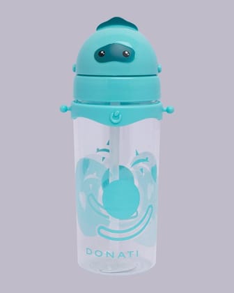 Donati Sipper, for Kids, Bottle, Blue, Plastic, 500 mL