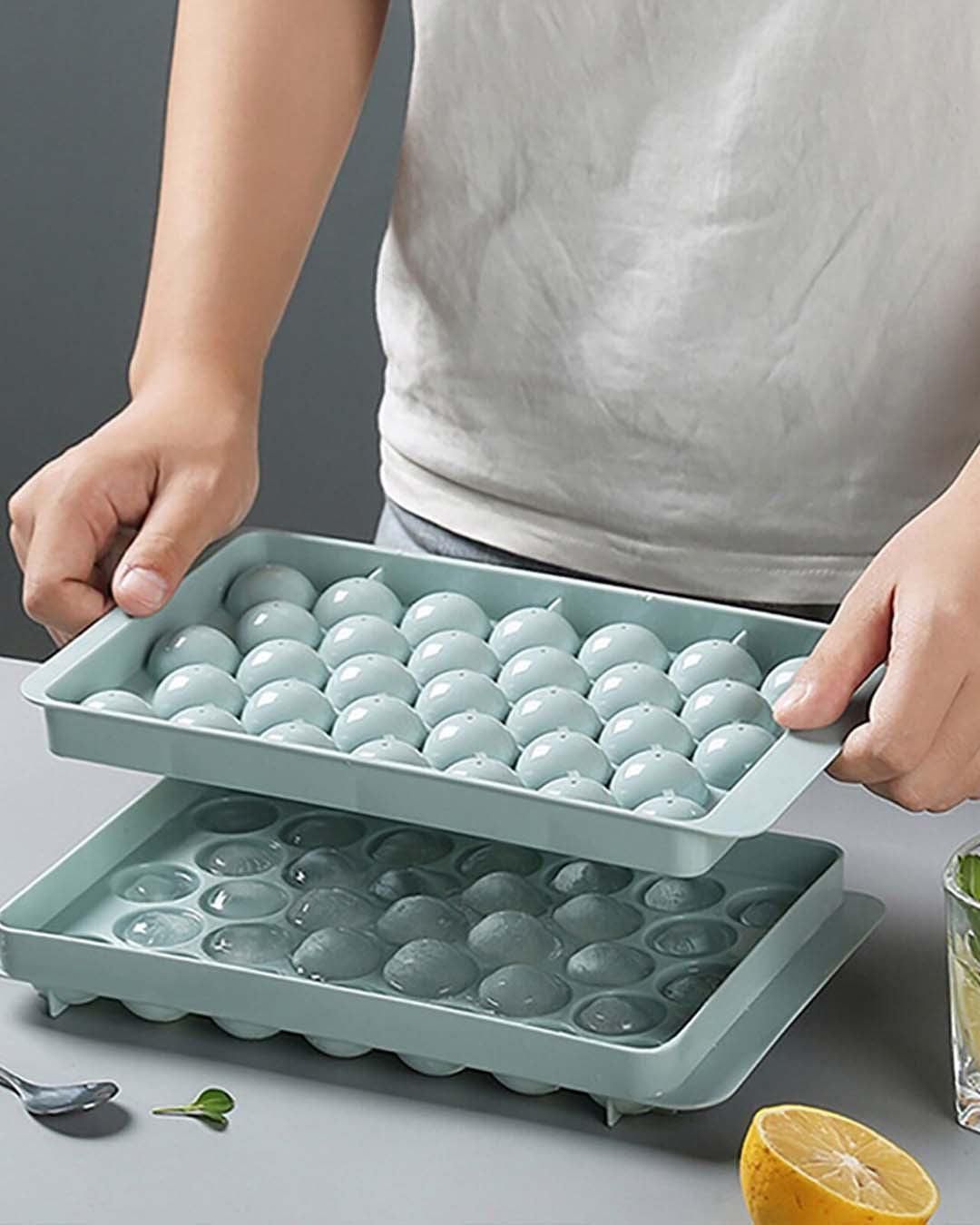 Ice Tray, Light Green, Plastic
