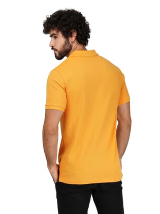 Solid Polo Shirt - APRICOT