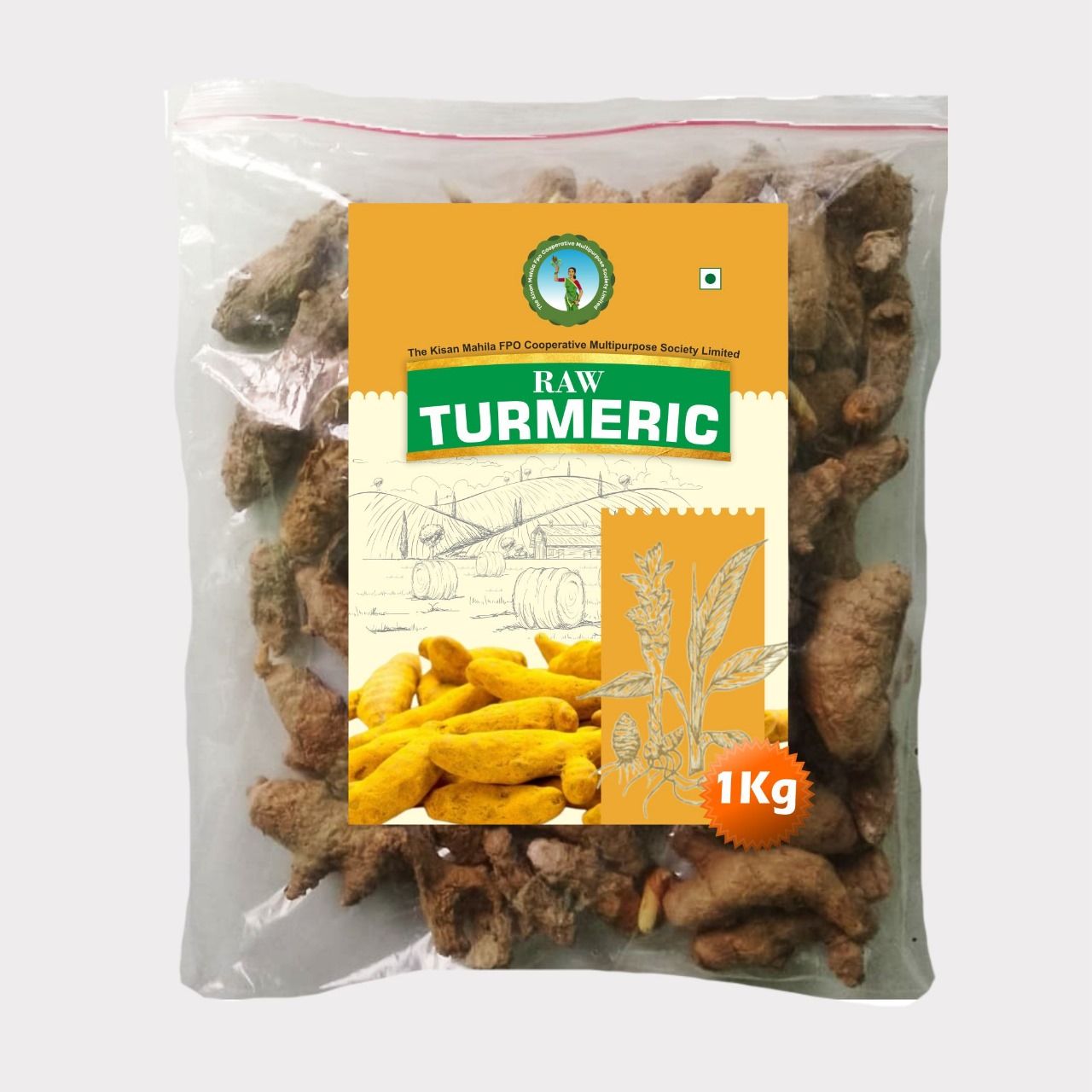 Raw Turmeric (1 Kg)