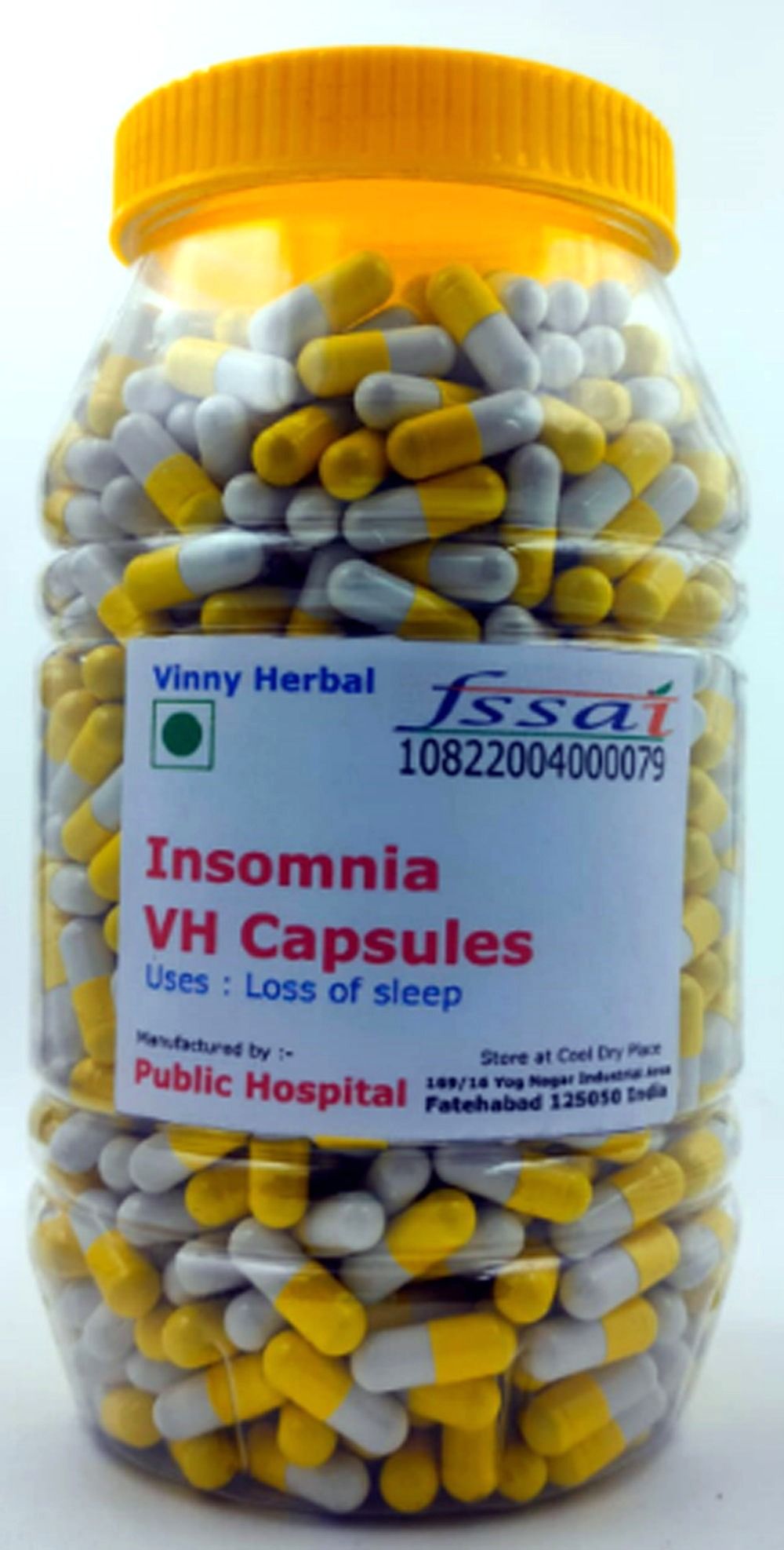 Insomnia VH Herbal Supplement Capsules