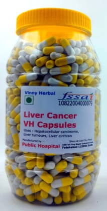 Liver Cancer VH Herbal Supplement Capsules 600 Caps Jar