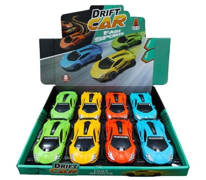 Drift Car Fast Sports Set of 8