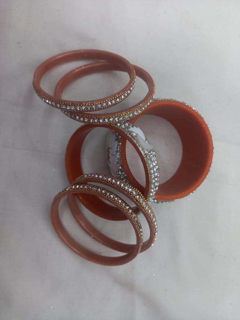  Designer Golden and Silver Bangle Set for Women and Girls