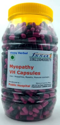 Myopathy VH Herbal Supplement Capsules 600 Caps Jar