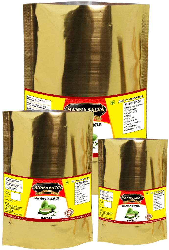 Manna Salva Pickles- Mango Magaya Pickle - Veg Pickle