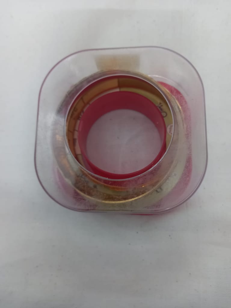 Yellow Gold Plated Designer Bangle Set for Women