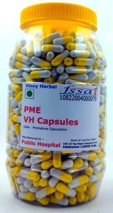 PME VH Herbal Supplement Capsules 600 Caps Jar