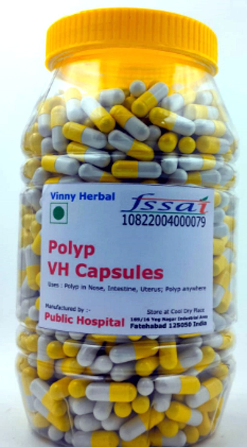 Polyp VH Herbal Supplement Capsules 600 Caps Jar