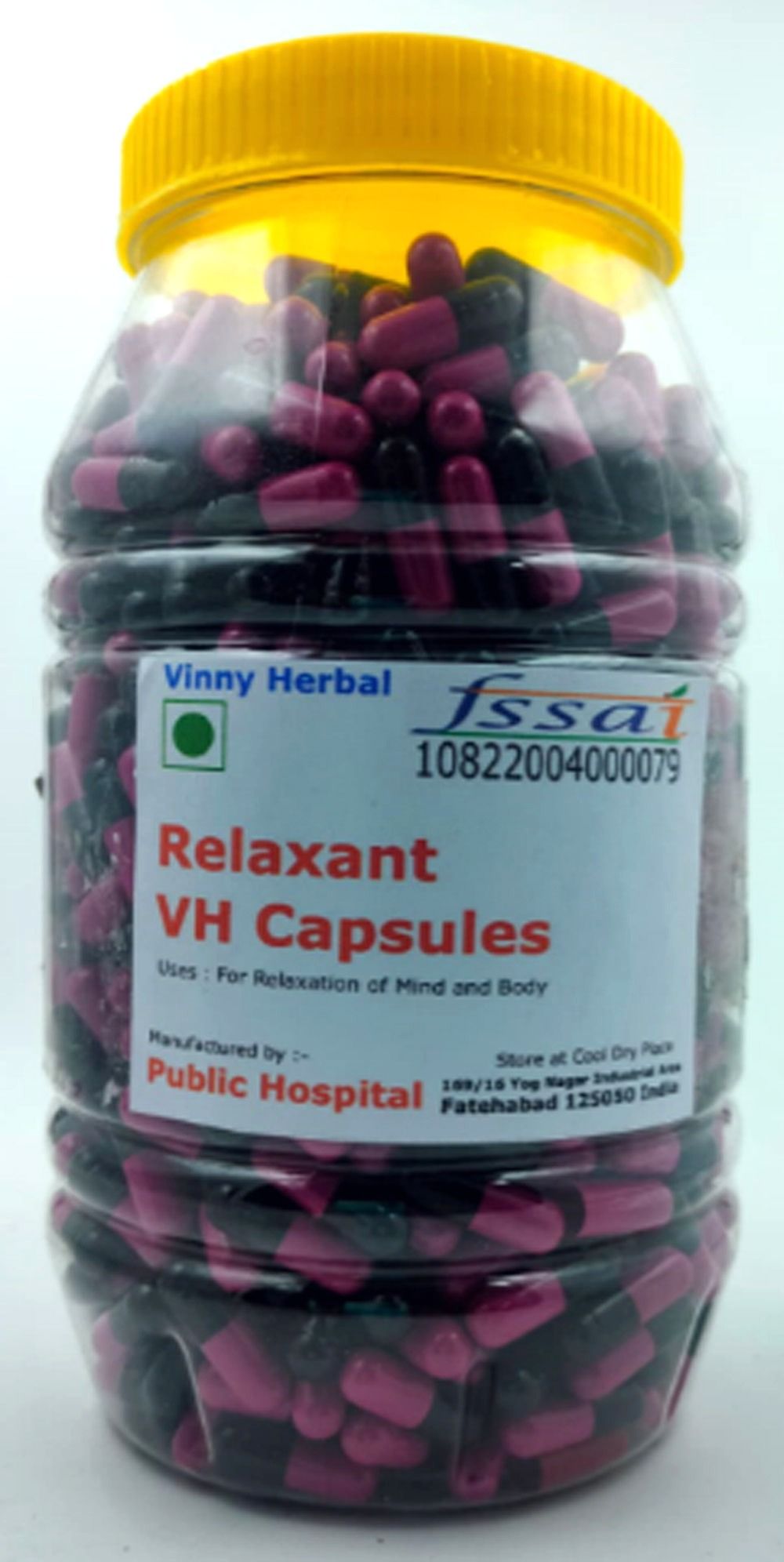 Relaxant VH Herbal Supplement Capsules