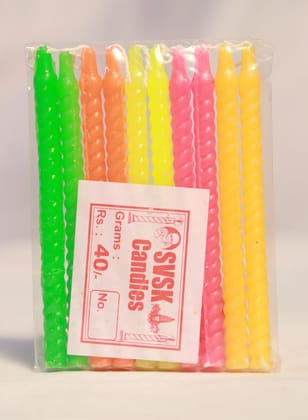 Pack of 10 Spiral SVSK Candles