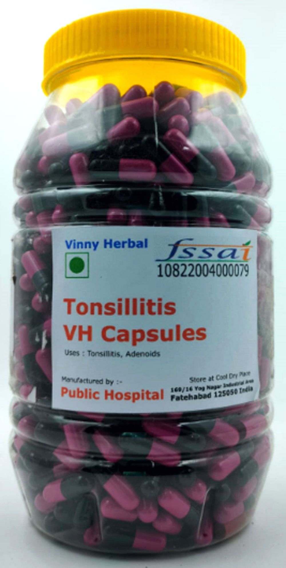 Tonsillitis VH Herbal Supplement Capsules