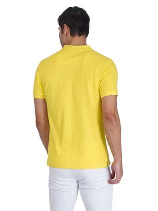 Solid Polo Shirt- PRIMROSE