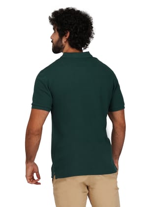 Solid Polo Shirt-GREEN