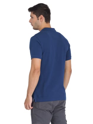 Solid Polo Shirt - WASHED PETROL