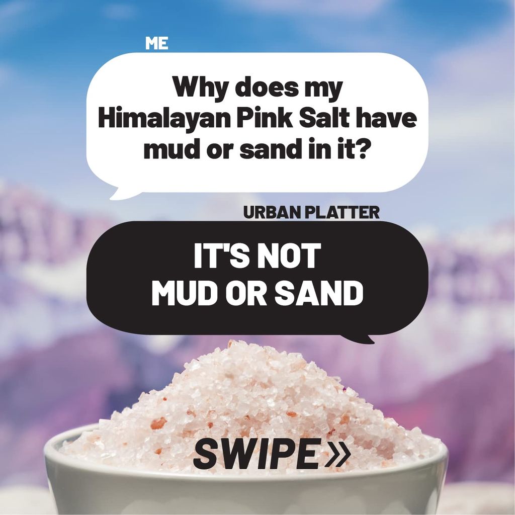 Urban Platter Pink Himalayan Rock Salt Powder,1.5kgs (Unrefined | Natural | Additive Free)